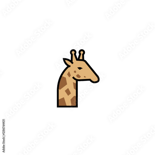 Giraffe Vector Logo Design
