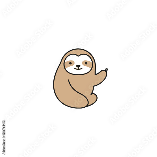 Sloth Vector Logo Design