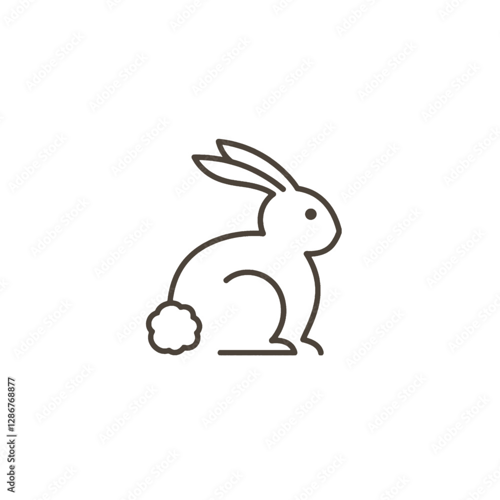 Obraz premium Rabbit Vector Logo Design