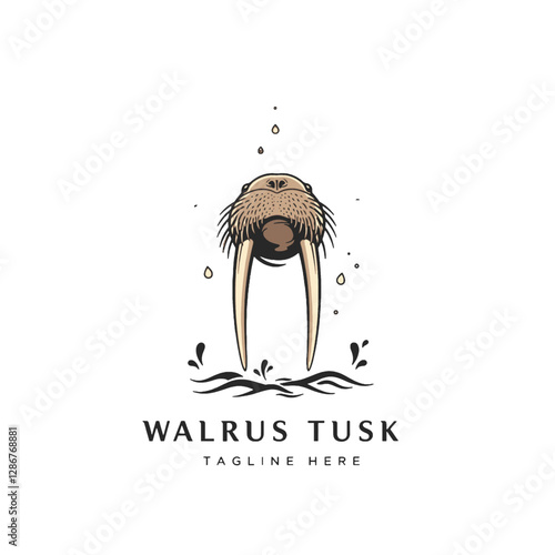 Walrus Vector Logo Design
