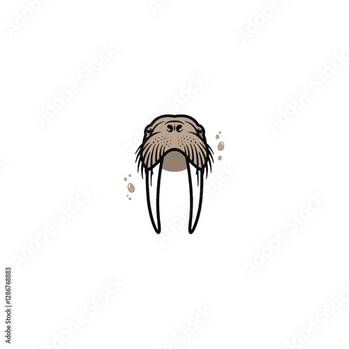 Walrus Vector Logo Design