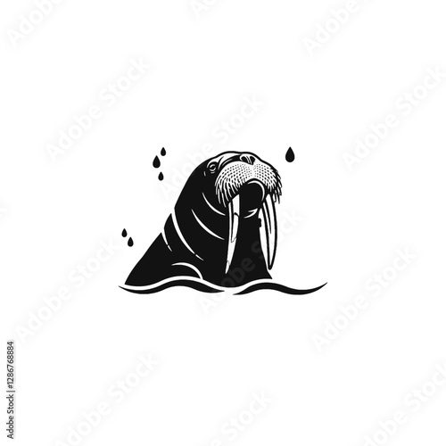 Walrus Vector Logo Design