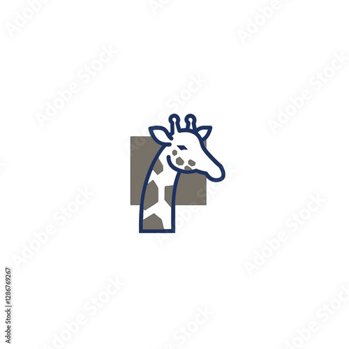 Giraffe Vector Logo Design