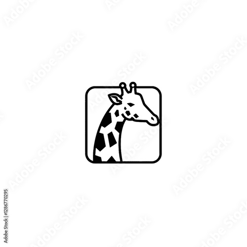 Giraffe Vector Logo Design