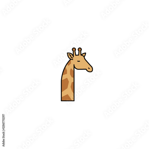 Giraffe Vector Logo Design