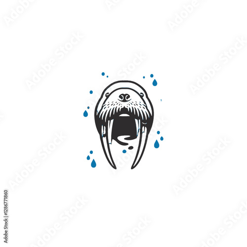 Walrus Vector Logo Design