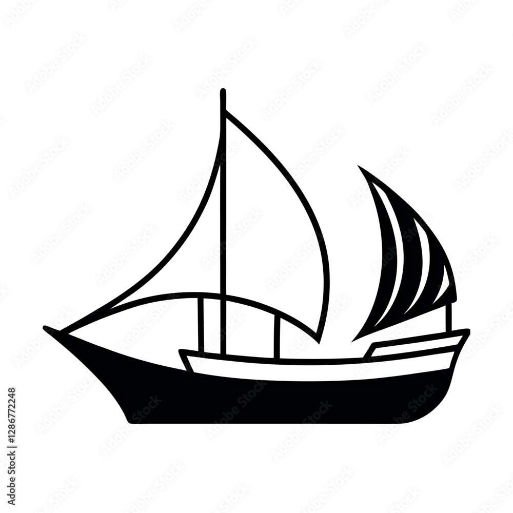 Fun Lugger Silhouette Vectors for Creative Use Fun Lugger Silhouette Vectors for Creative Use
