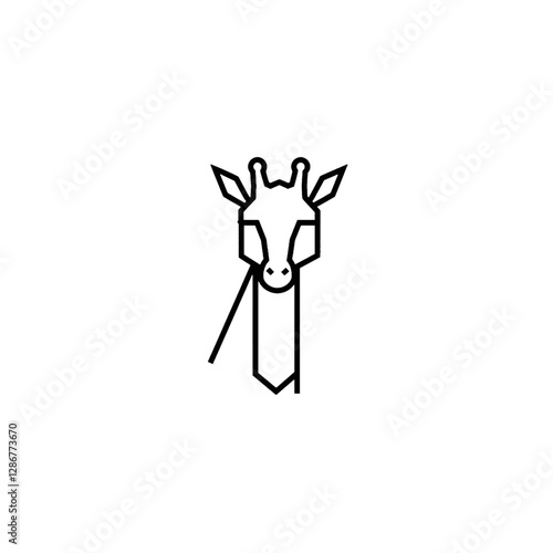 Giraffe Vector Logo Design