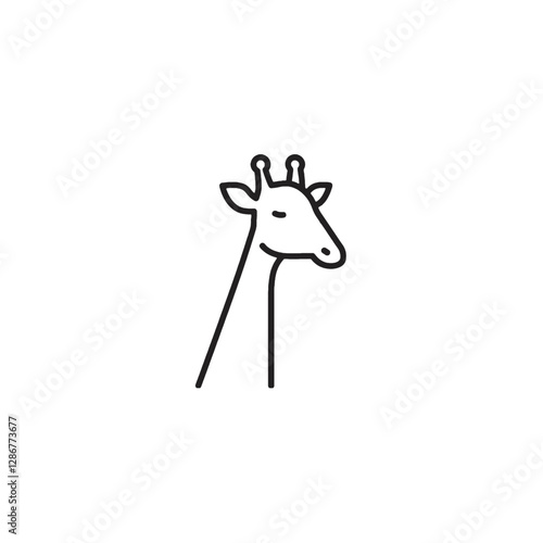 Giraffe Vector Logo Design