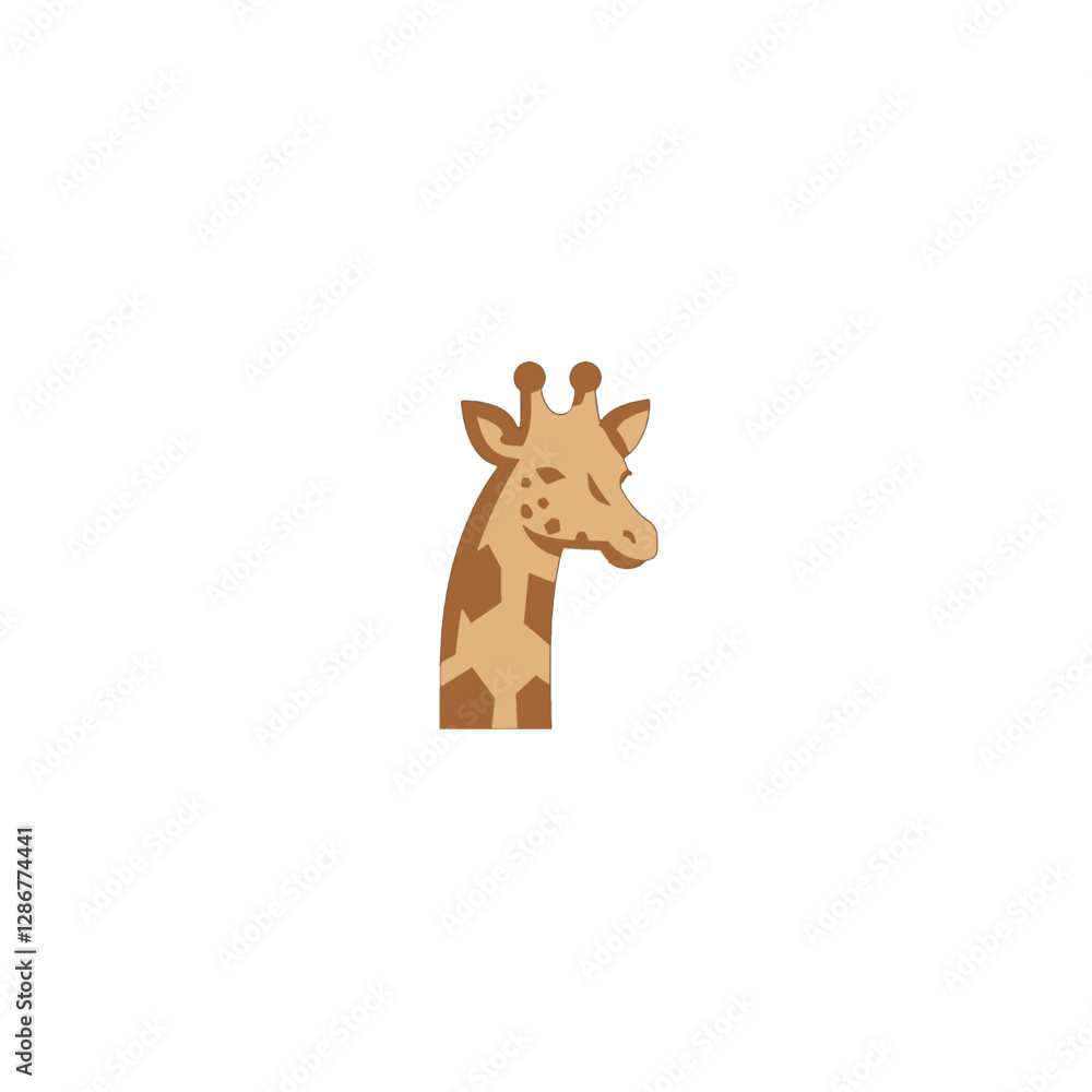 Fototapeta premium Giraffe Vector Logo Design