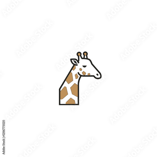 Giraffe Vector Logo Design