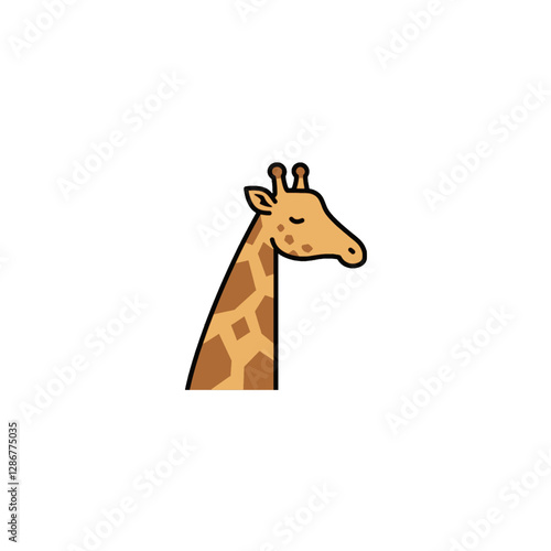 Giraffe Vector Logo Design