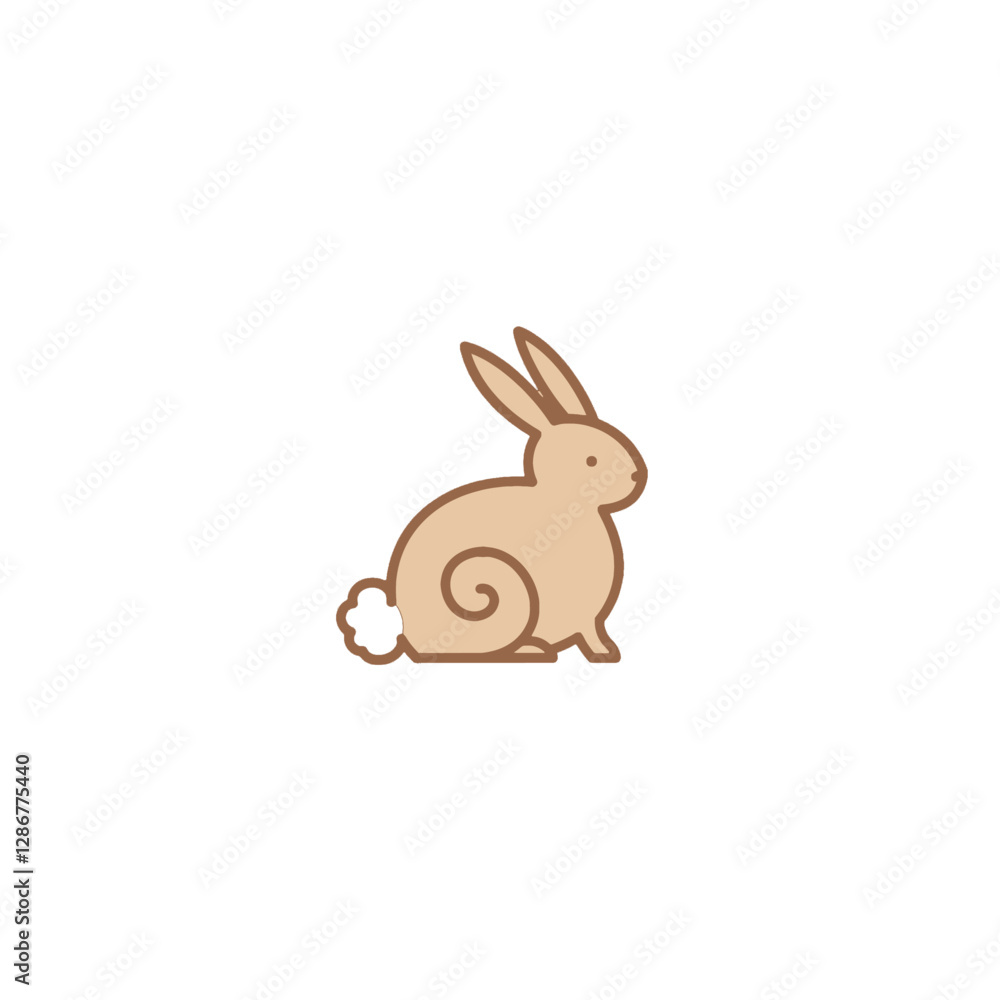 Rabbit Vector Logo Design Rabbit Vector Logo Design