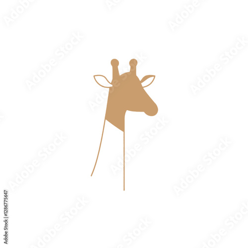 Giraffe Vector Logo Design