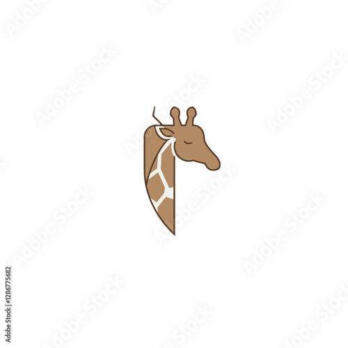 Giraffe Vector Logo Design