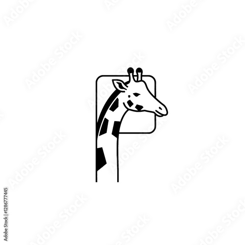Giraffe Vector Logo Design