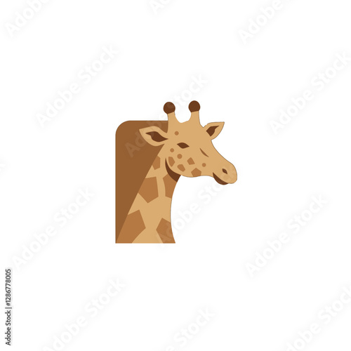 Giraffe Vector Logo Design