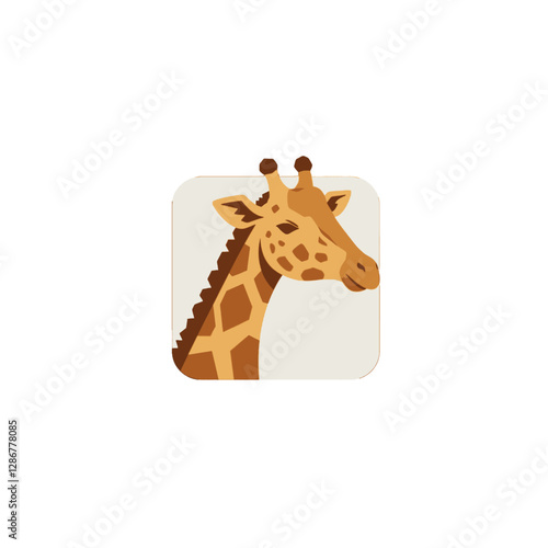 Giraffe Vector Logo Design