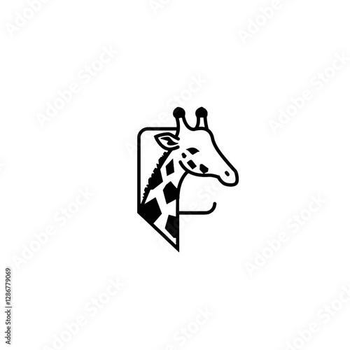 Giraffe Vector Logo Design