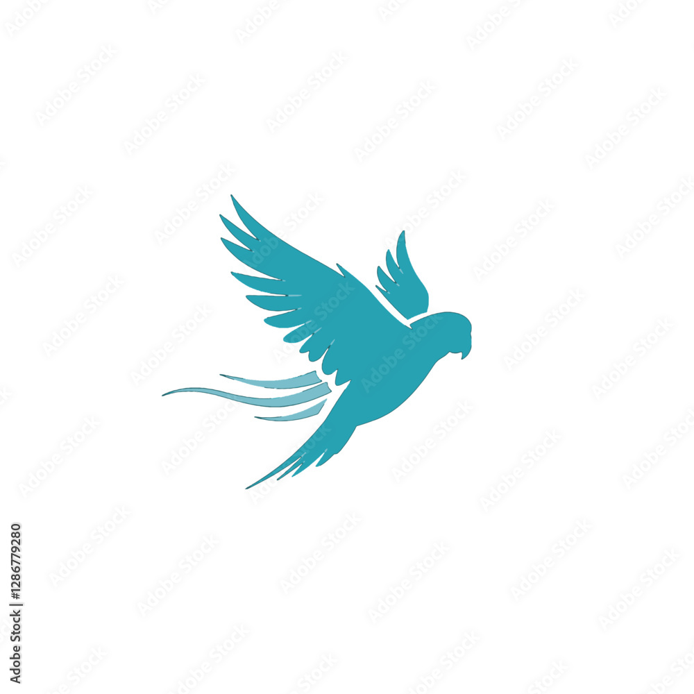 Fototapeta premium Parrot Vector Logo Design