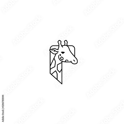 Giraffe Vector Logo Design