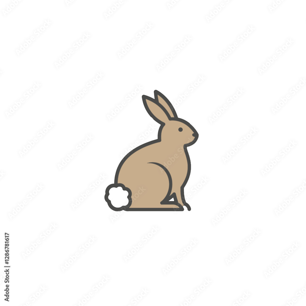 Fototapeta premium Rabbit Vector Logo Design