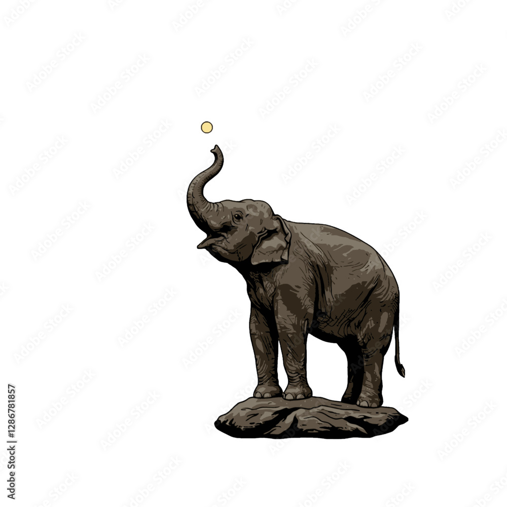 Obraz premium Elephant Vector Logo Design