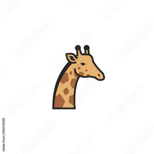 Giraffe Vector Logo Design