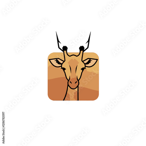 Giraffe Vector Logo Design