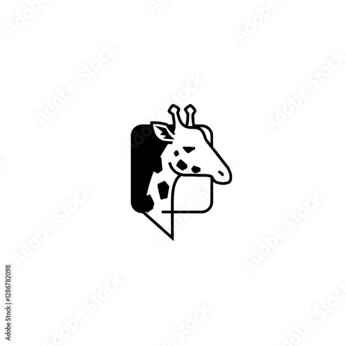 Giraffe Vector Logo Design