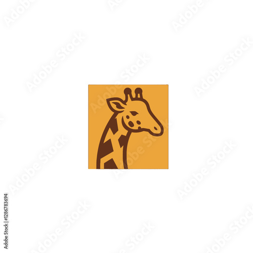 Giraffe Vector Logo Design