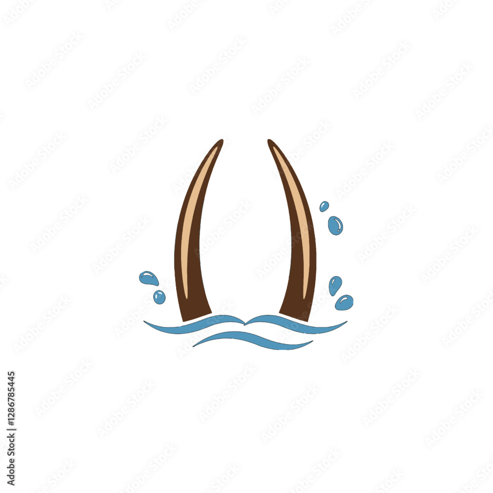 Walrus Vector Logo Design Walrus Vector Logo Design