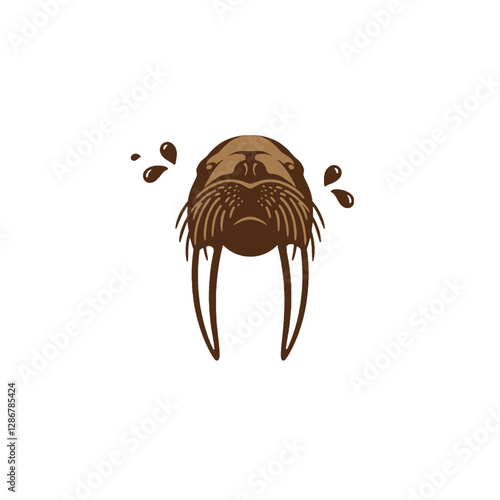 Walrus Vector Logo Design