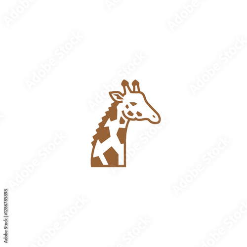 Giraffe Vector Logo Design
