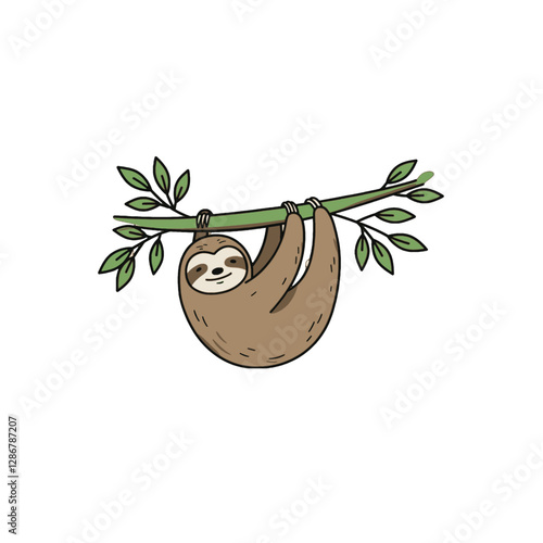 Sloth Vector Logo Design