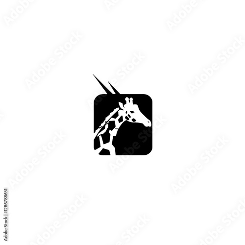 Giraffe Vector Logo Design