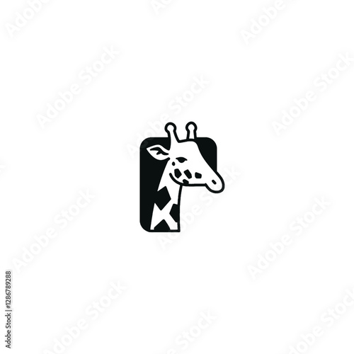 Giraffe Vector Logo Design