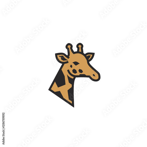 Giraffe Vector Logo Design