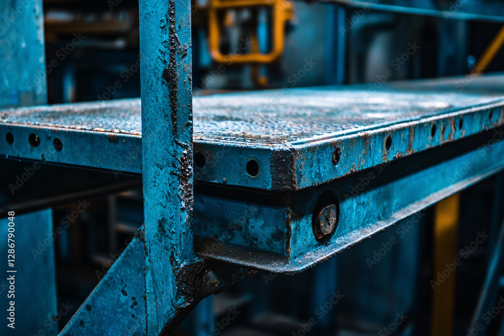 Bunk Bed Fabrication - Welding Metal Frames in Factory - Blue Lit Room with Sleeping Quarters - Industrial Manufacturing
Bunk Bed Fabrication - Welding Metal Frames in Factory - Blue Lit Room with Sleeping Quarters - Industrial Manufacturing