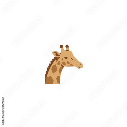 Giraffe Vector Logo Design