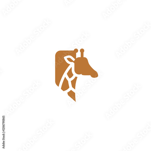 Giraffe Vector Logo Design