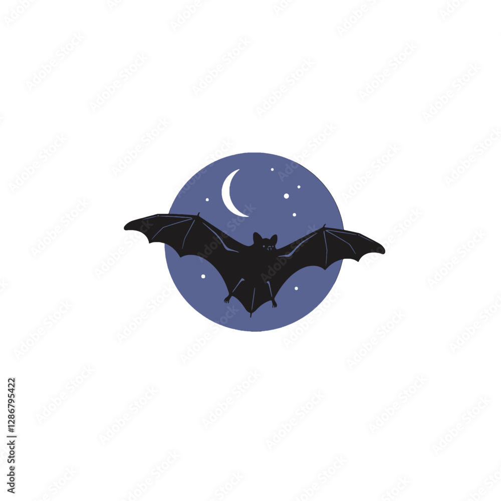 Fototapeta premium Bat Vector Logo Design