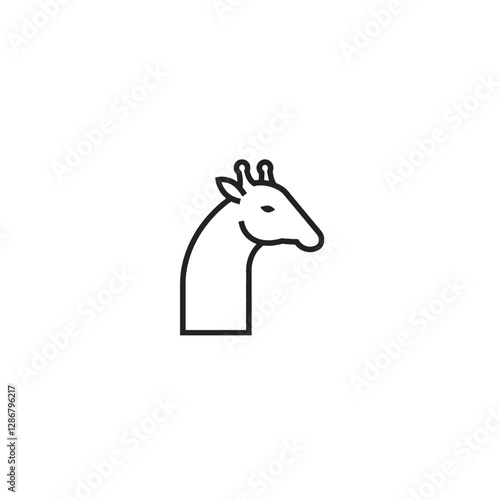 Giraffe Vector Logo Design