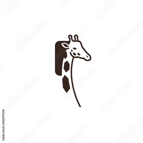 Giraffe Vector Logo Design
