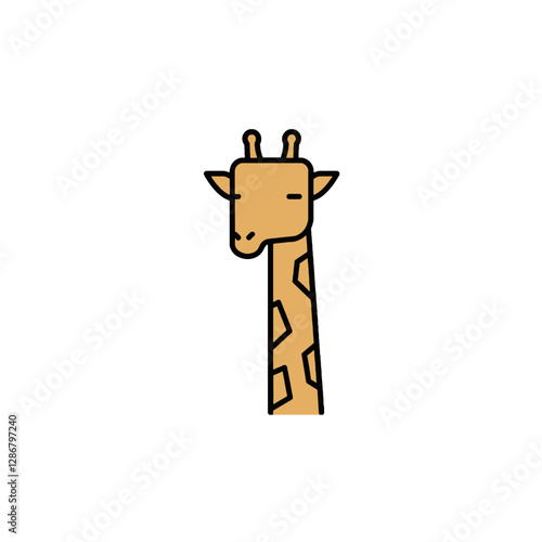 Giraffe Vector Logo Design