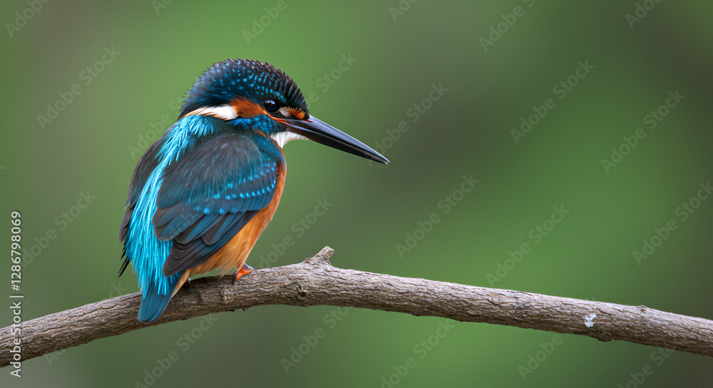Obraz premium kingfisher on branch