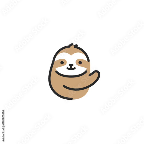 Sloth Vector Logo Design