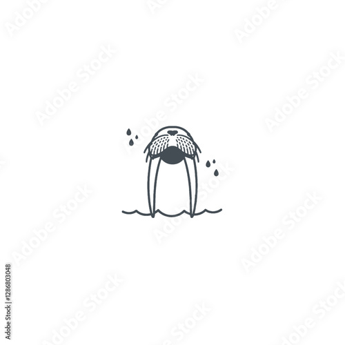 Walrus Vector Logo Design