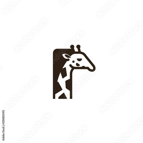 Giraffe Vector Logo Design
