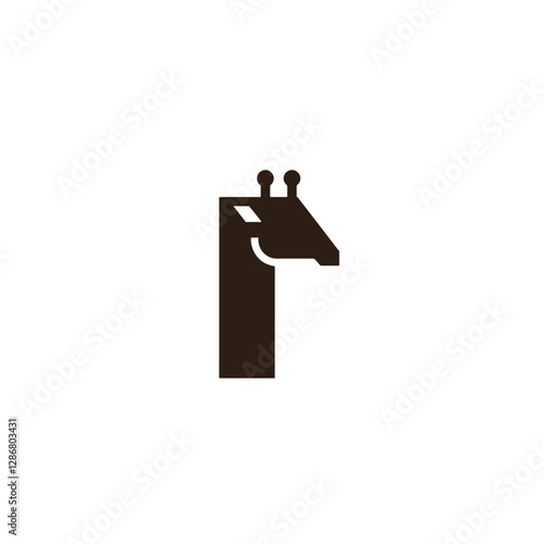 Giraffe Vector Logo Design